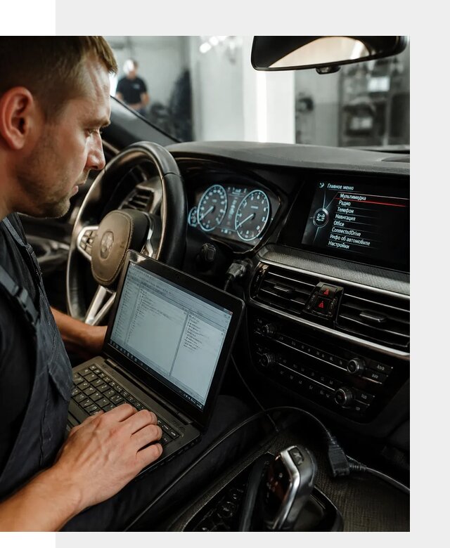Русификация приборной панели BMW для авто в Кронштадте от компании