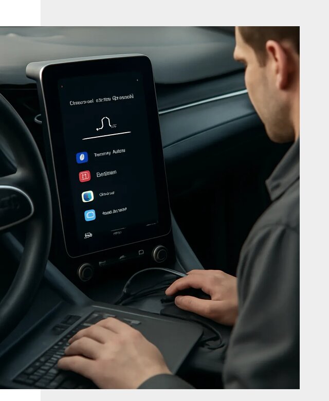Установка приложений Lynk Co на автомобиль в Кронштадте
